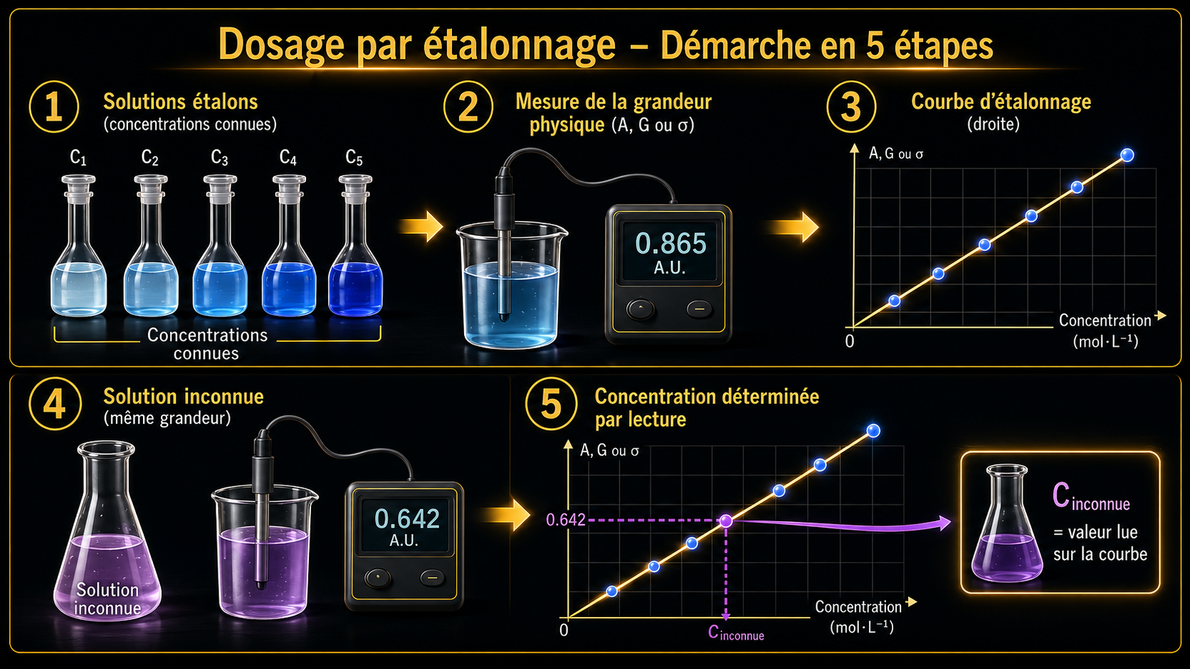 Dosage par étalonnage